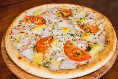 Lezzetli ve güzel pizza