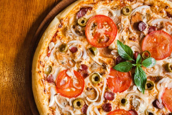 Lezzetli ve güzel pizza