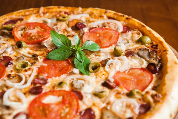 Lezzetli ve güzel pizza