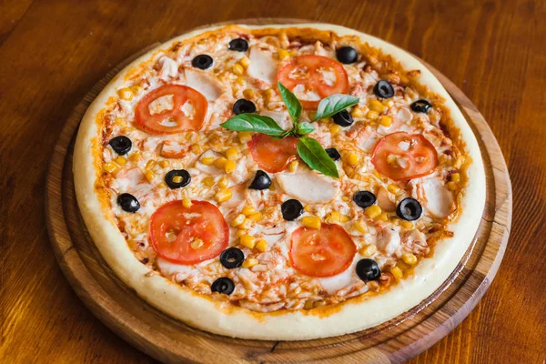Lezzetli ve güzel pizza
