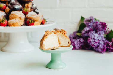 lezzetli ve güzel tatlı bir aile fırın için