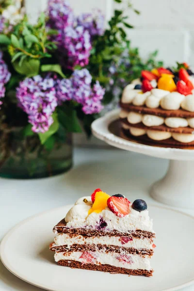 delicious and beautiful dessert for a family bakery