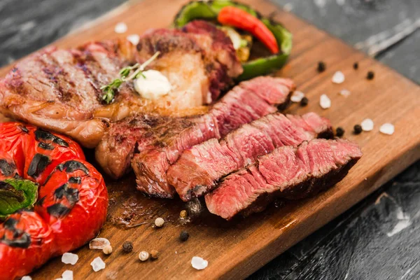 Filete Carne Cerdo Caro Calidad Fresca Restaurante — Foto de Stock