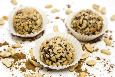 El yapımı, çok renkli, doğal diyet vejetaryen tatlılar.