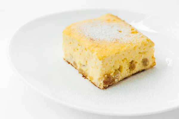 Gustoso Piatto Con Formaggio Colazione — Foto Stock