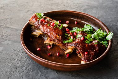 Sebzeli bir Gürcü yemeği.