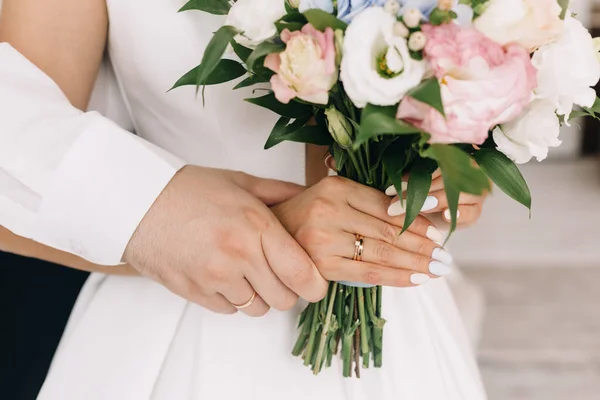 Decoração Casamento Buquê Acessórios — Fotografia de Stock