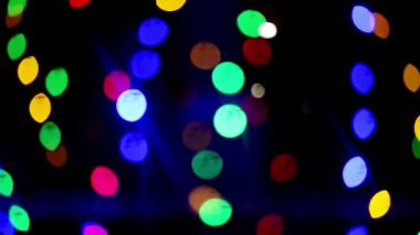 Bokeh ışıklar. Güzel Noel arka plan. Noel ve yeni yıl. Noel açık renkli ışık bokeh ile şenlikli arka plan