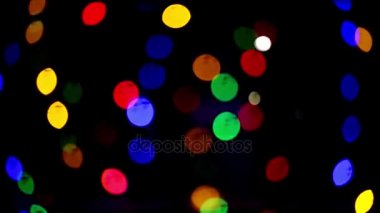 Bokeh ışıklar. Güzel Noel arka plan. Noel ve yeni yıl. Noel açık renkli ışık bokeh ile şenlikli arka plan