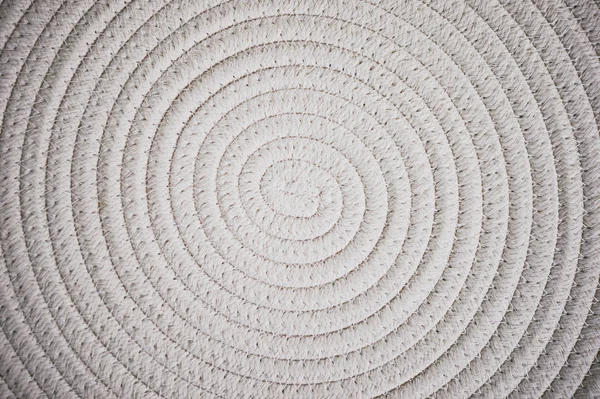 Guardanapo branco na forma de uma espiral de parafuso. Textura, fechar — Fotografia de Stock