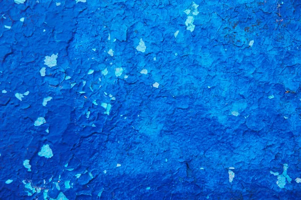 Une vieille texture de plâtre bleu — Photo