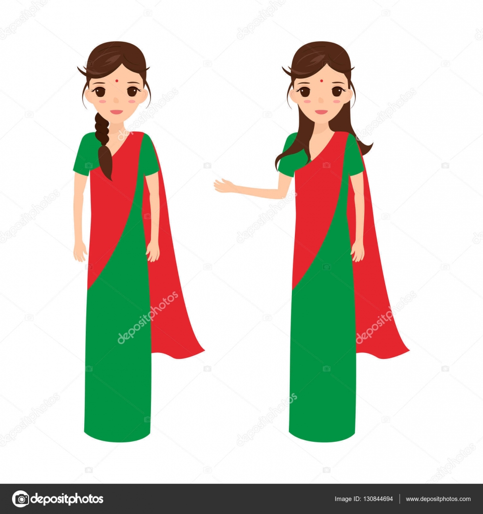 Indian woman character. Indian people. Stock Vector Image by ©Feliz_Diseno  #130844694