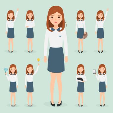 iş kadın kişi karakter iş. Öğrenci üniversiteye gidebilirsin. 