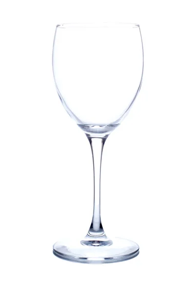 Copo de vinho isolado sobre fundo branco. — Fotografia de Stock