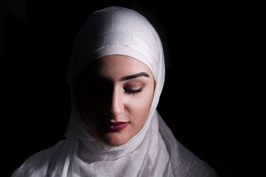 Beutiful kız hijab dua ile