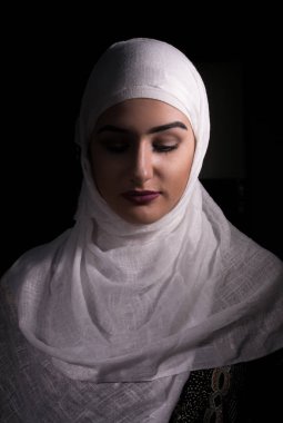 Beutiful kız hijab dua ile