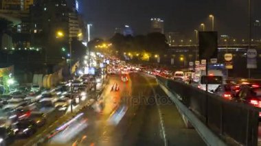 Cairo acele saat gece trafik zaman atlamalı