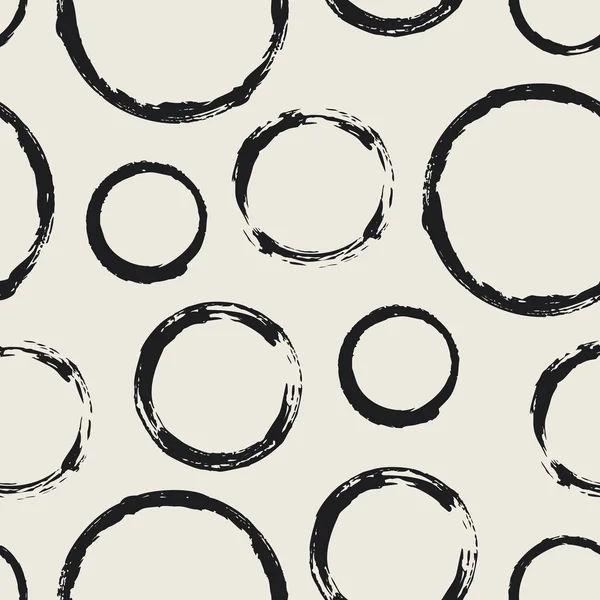 Grunge daireleri ile kusursuz desen