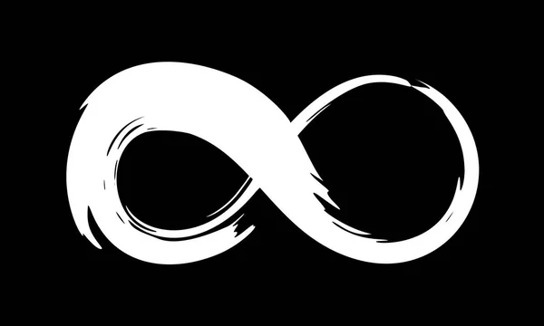 Infinity symbool iconen vector illustratie — Stockvector