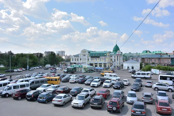 Rue Budarina à Omsk — Photo