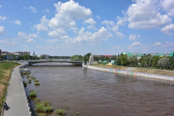 鄂木斯克的奥姆河 — 图库照片