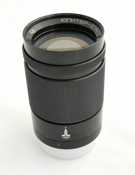 Gamla objektiv för din kamera-Jupiter 37a — Stockfoto