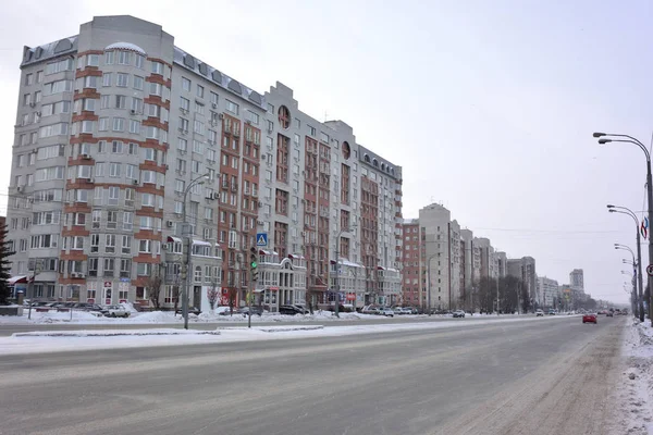 Ville sibérienne Omsk, région sibérienne, Russie — Photo