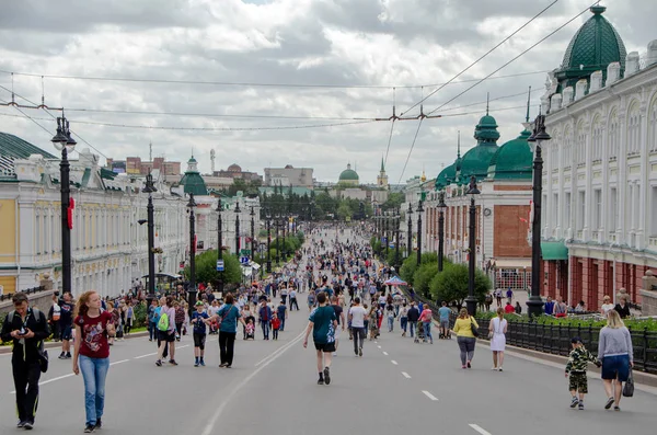 Omsk Lenina街 — 图库照片