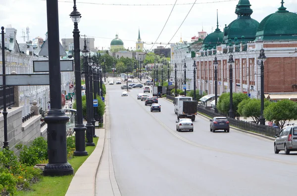 Omsk Russia August 2019 Κτίριο Της Κρατικής Ιατρικής Ακαδημίας Του — Φωτογραφία Αρχείου