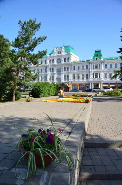 Omsk stad, oud gebouw — Stockfoto