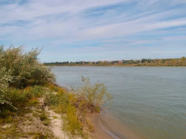 Omsk地区Irtysh河景观 — 图库照片