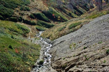 Sochi, Rusya - 10 Ekim 2019: Rose Tepesi 'nin güney yamacının manzarası