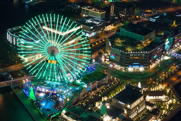 Yokohama, Japonya, 12 Kasım 2015. Minato Mirai Yokohama City editoryal fotoğrafı.