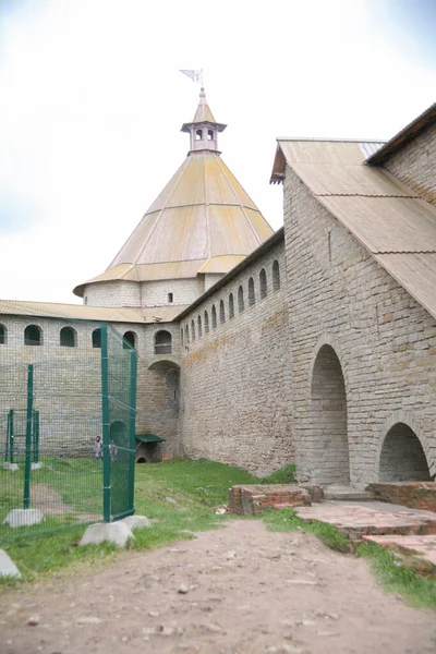 Oreshek Fortress Ancient Russian Fortress Orekhovy Island Source Neva River — Stock Photo, Image