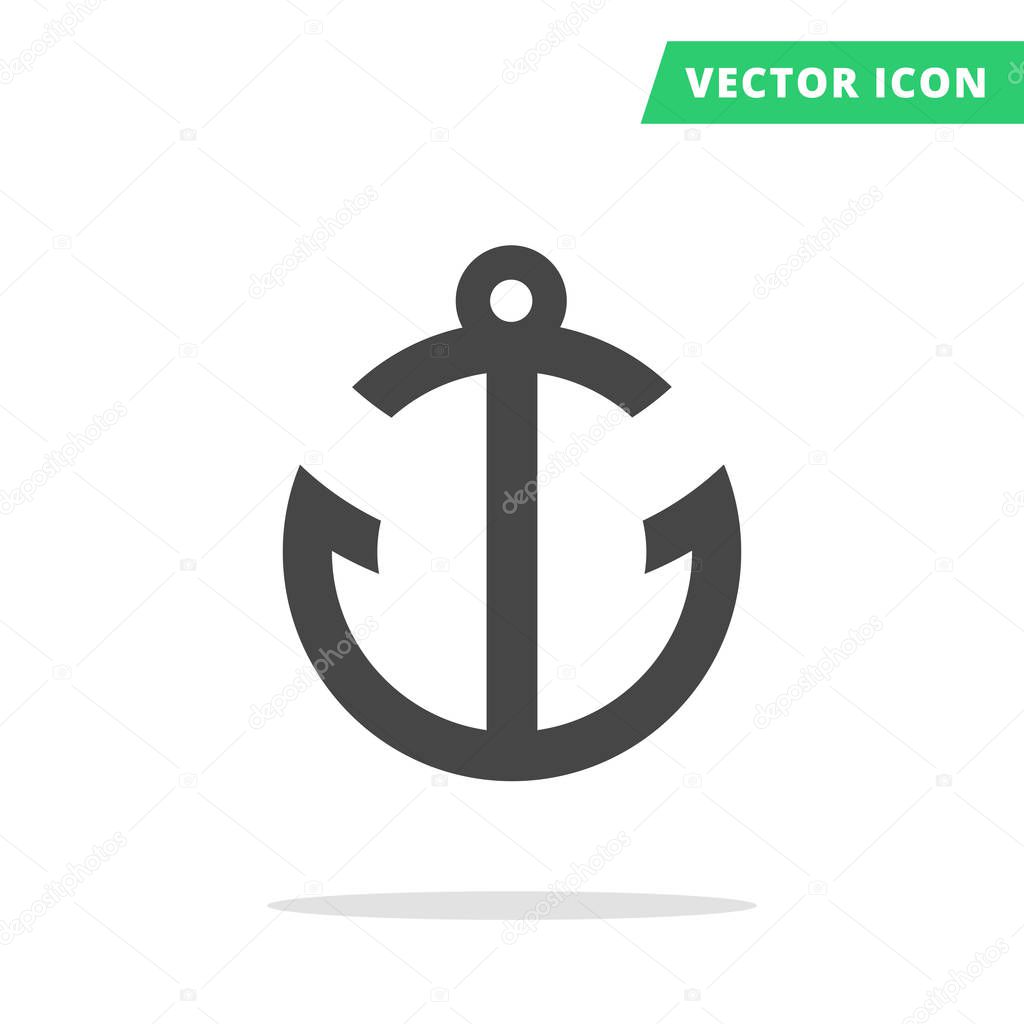 Ship anchor vector icon