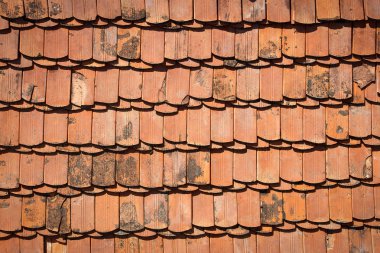 Kiremit çatı arka planı için