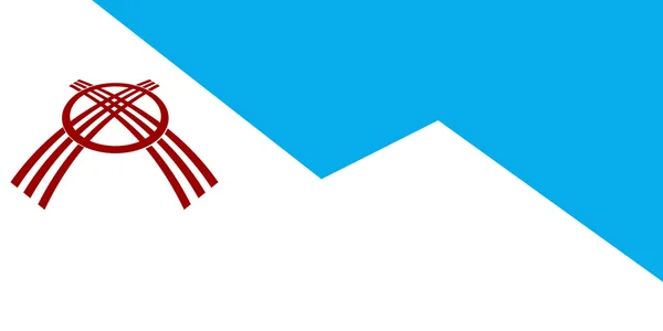 Bandera de la ciudad Osh. Kirguistán — Foto de Stock