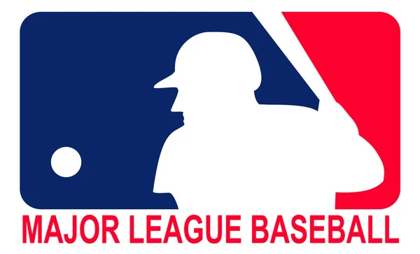 Логотип Главной лиги бейсбола. США Лицензионные Стоковые Фото