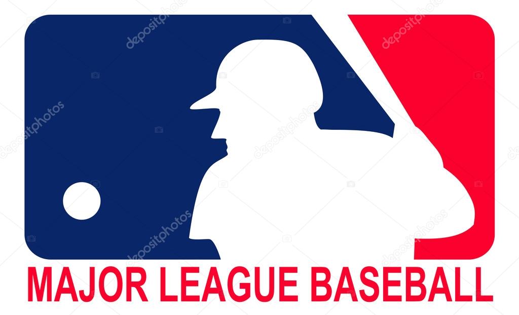 Logo Major League Baseball. USA
