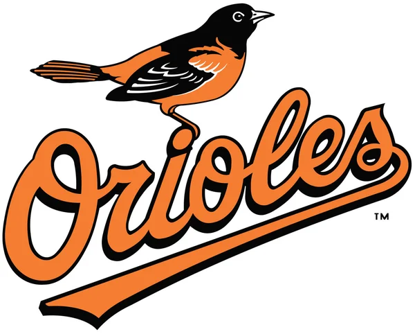 Logo honkbal club "Baltimore Orioles". Verenigde Staten — Stockfoto