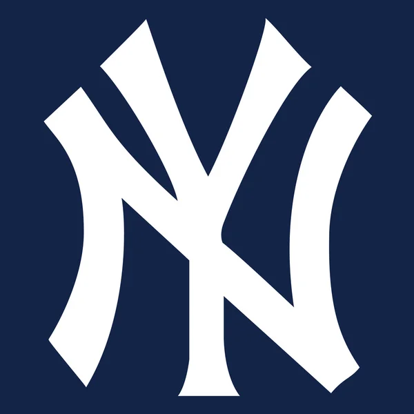 Logo klubu baseball "New York Yankees". Stany Zjednoczone Ameryki — Zdjęcie stockowe