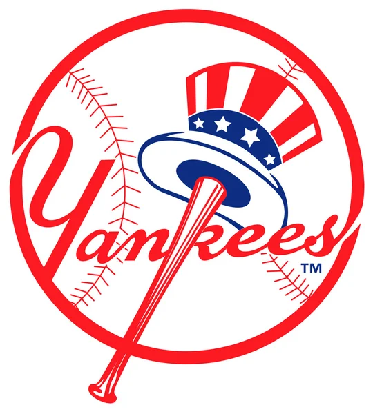 로고 야구 클럽 "뉴욕 양키스"입니다. 미국 — 스톡 사진