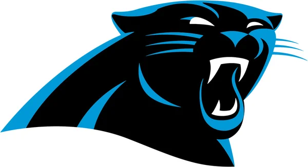 Logo klubu piłki nożnej "Carolina Panthers". Stany Zjednoczone Ameryki — Zdjęcie stockowe