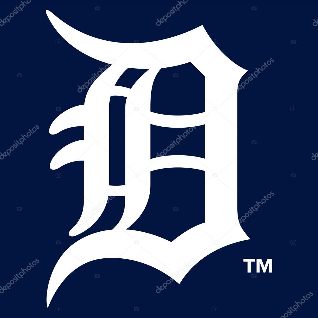 Logo Baseball Club Detroit Tigers Estados Unidos Foto Editorial De logo-baseball-club-detroit-tigers-estados-unidos-foto-editorial-de