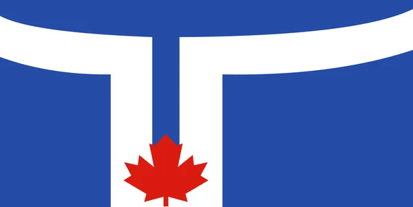 Toronto Flag. Canada — Stock Photo, Image