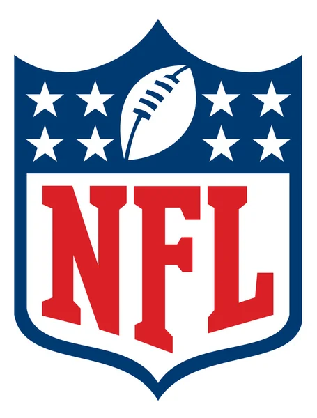 The emblem of the National Football League. USA — Stock Photo, Image