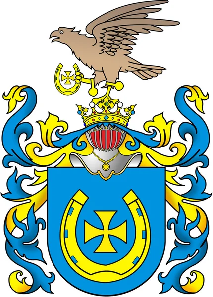 Jastrzbiec 徽章的贵族徽章 — 图库照片