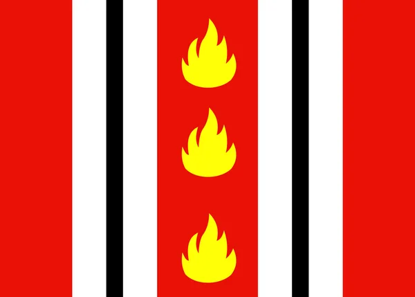 Σημαία της πόλης περιοχή του Kolpino. Περιφέρεια Λένινγκραντ — Φωτογραφία Αρχείου