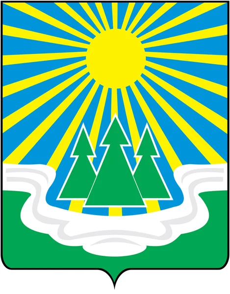 Coat of arms of the city of Svetogorsk. Leningrad region — Stock Photo, Image