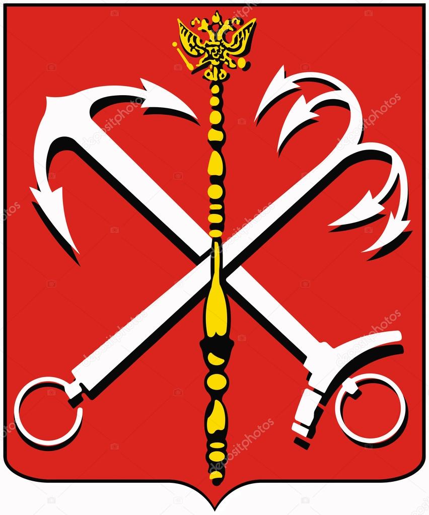 Coat of arms of the city of St. Petersburg